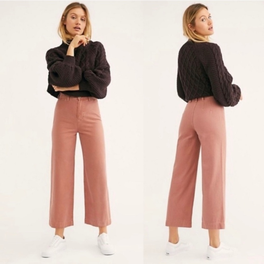 Free People Crop Cotton Patti Pant